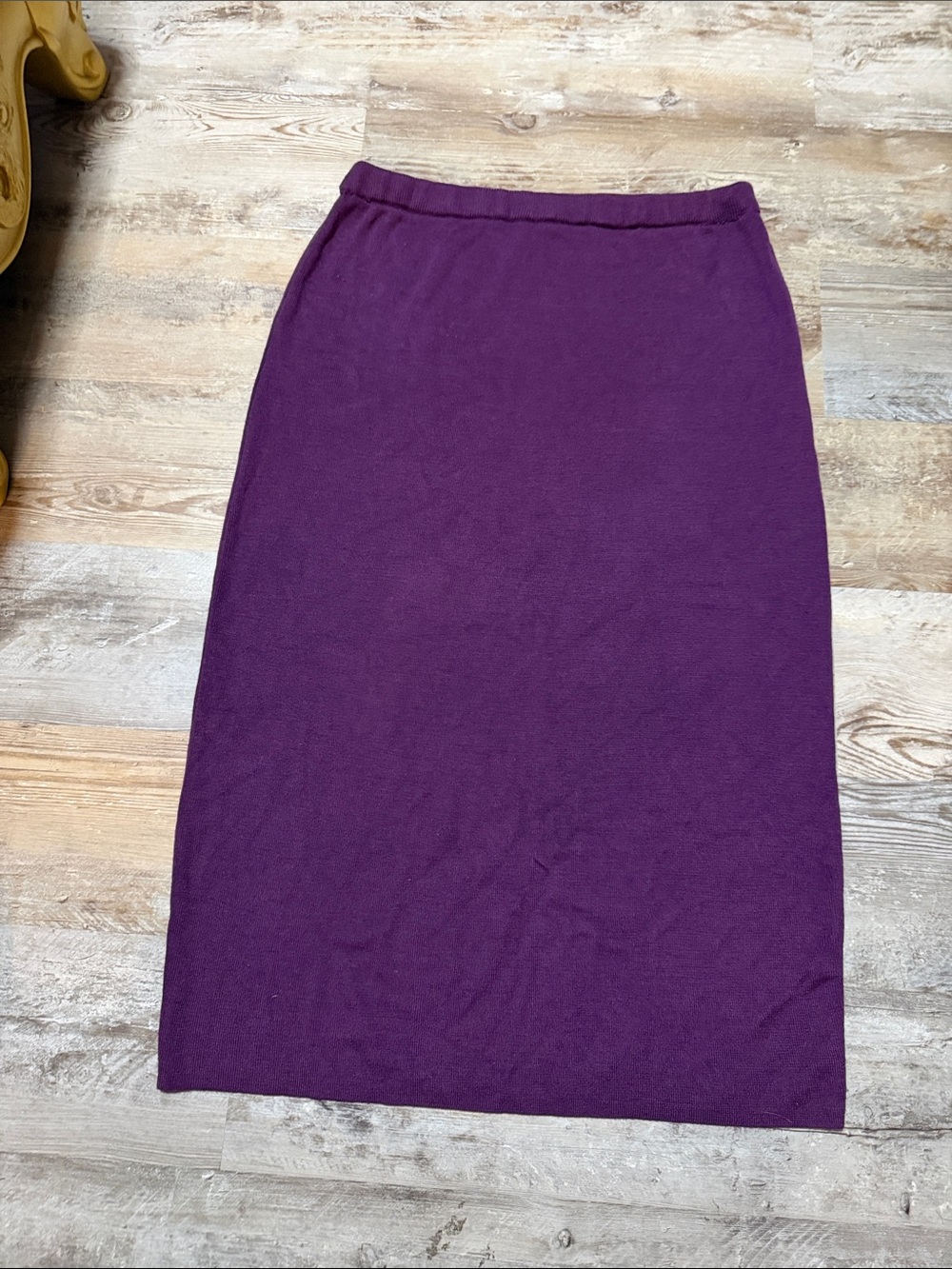 Plus Size Adrianna Papell Purple Women's Knit/Sweater Pencil Skirt